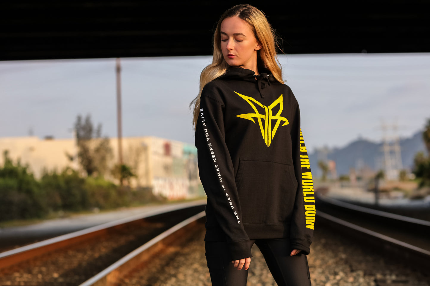 Watch the World Burn Pullover Hoodie (Black)