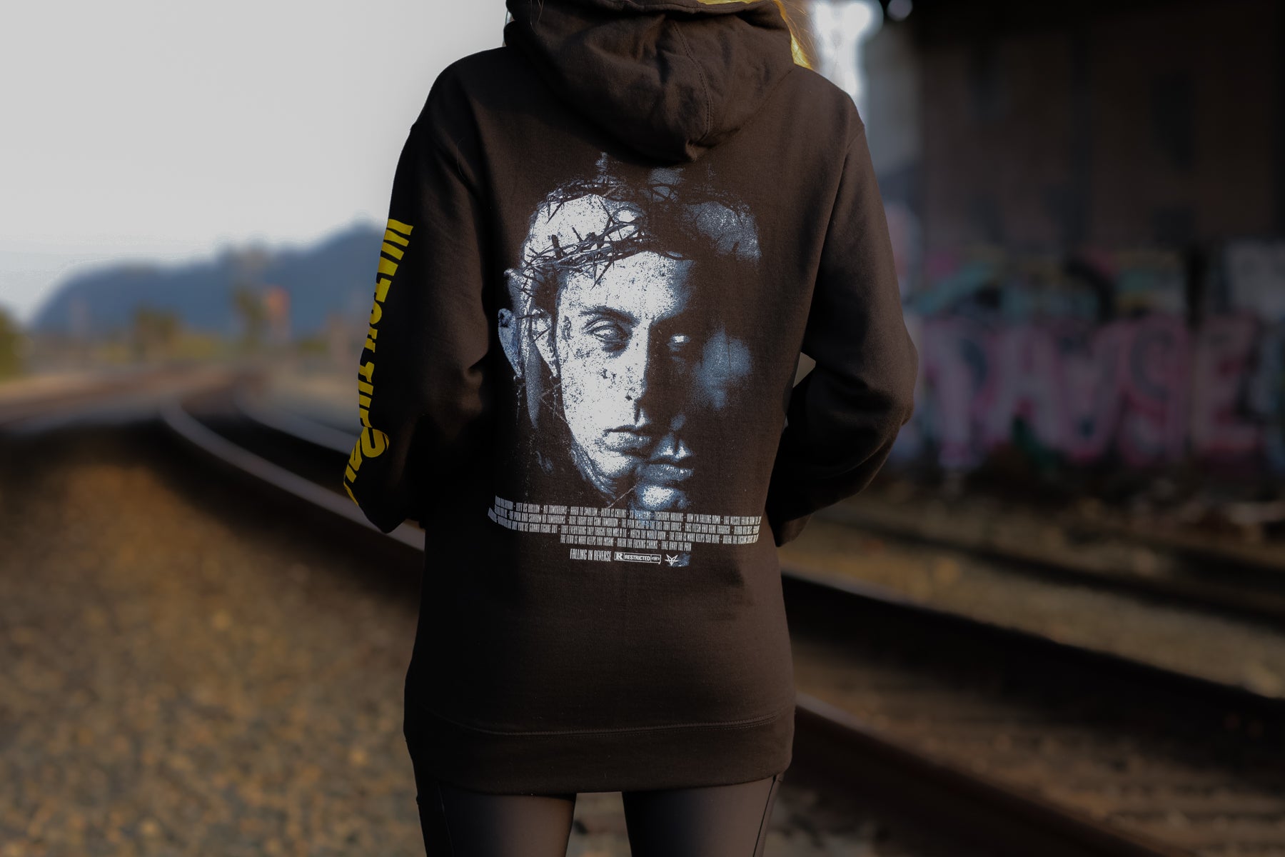 Watch the World Burn Pullover Hoodie Black Falling In Reverse