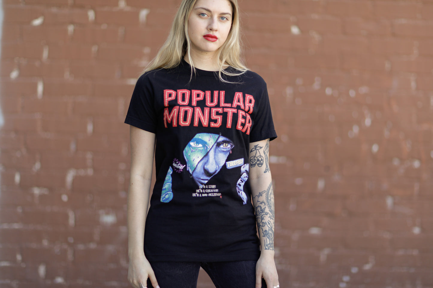 Popular Monster T-Shirt (Black)