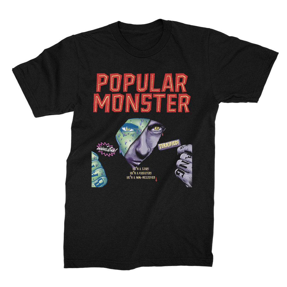 Popular Monster T-Shirt (Black)