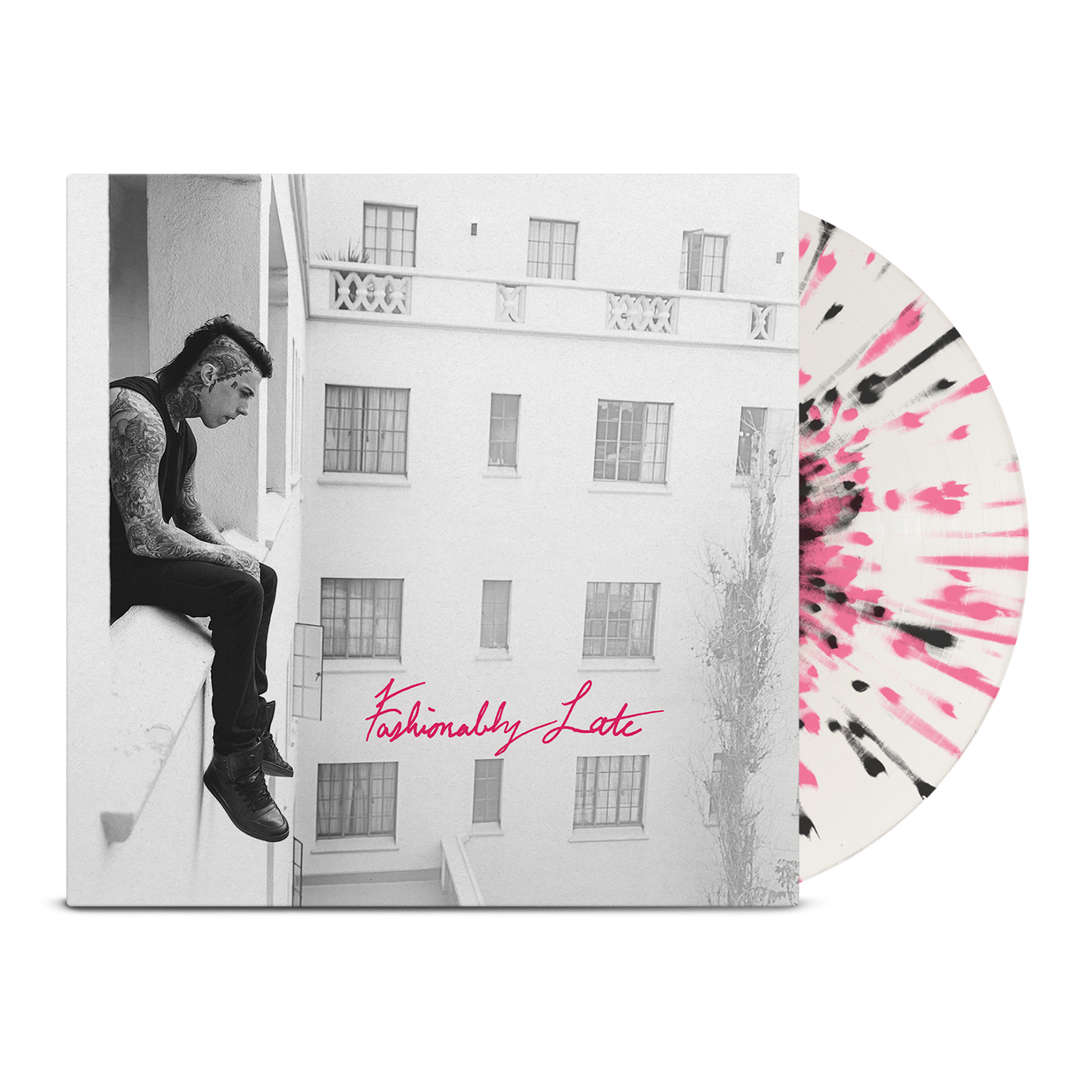 Fashionably Late LP (White/Pink/Black)